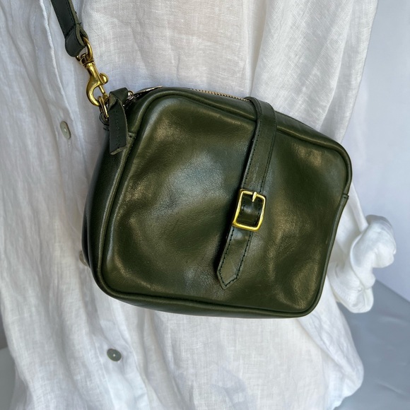 Clare V Gigi in Rustic Loden (Green) - Picture 7 of 9